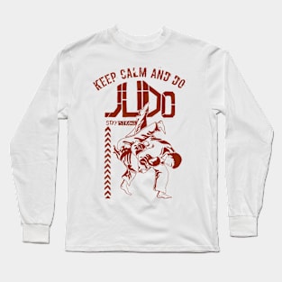 Keep calm and do judo Long Sleeve T-Shirt